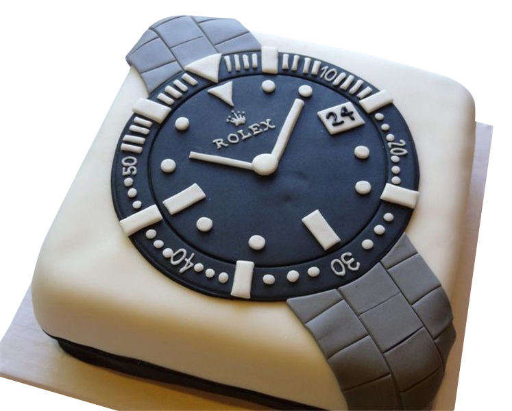 Watch cake | How to make a wrist watch in a box cake - YouTube