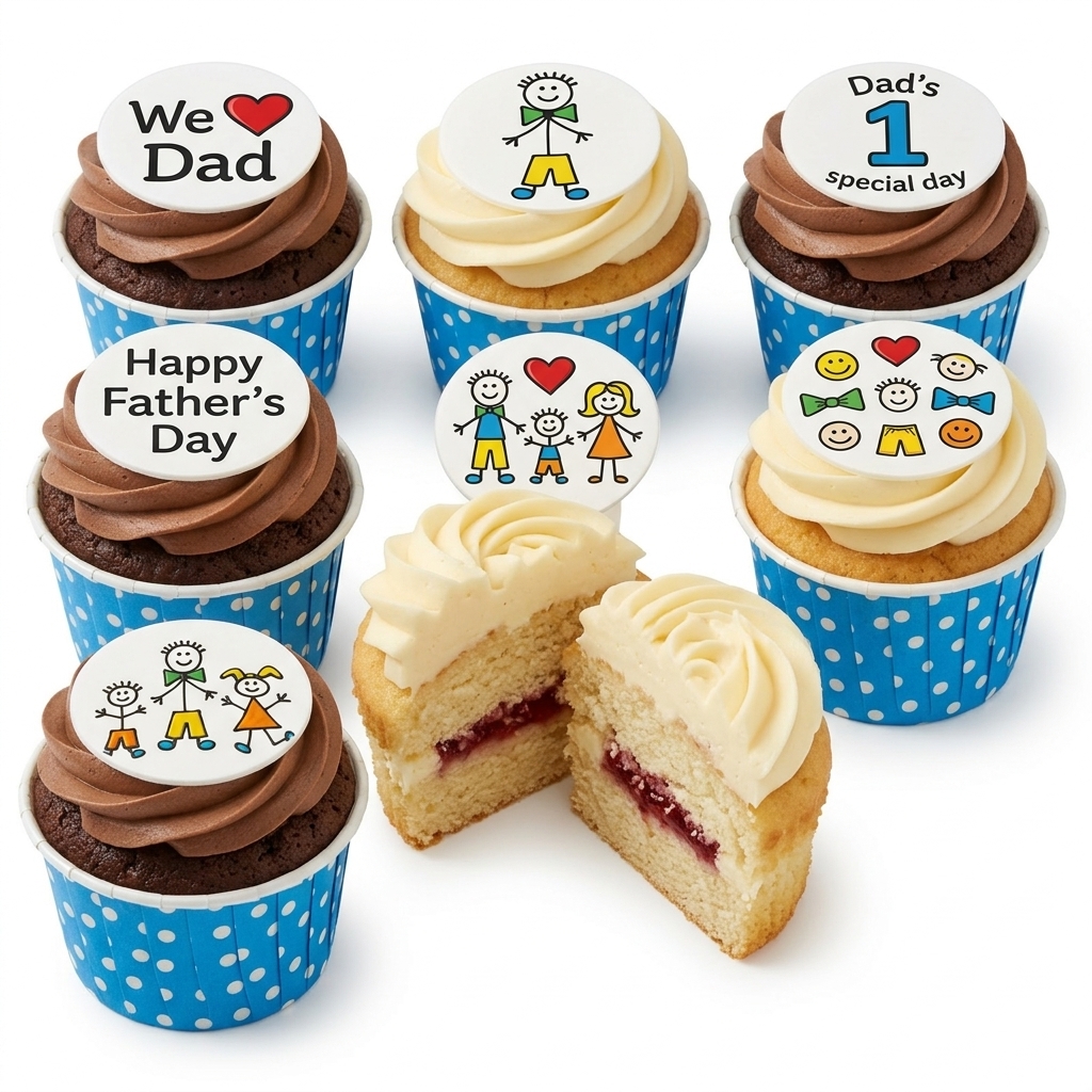 Happy Father's Day Cupcakes for Dad