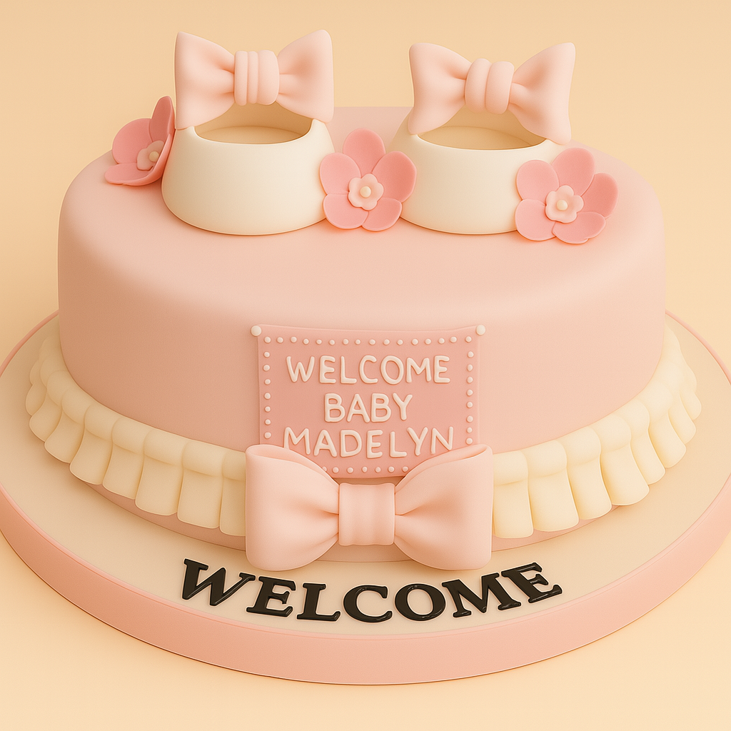 Welcome Baby cake