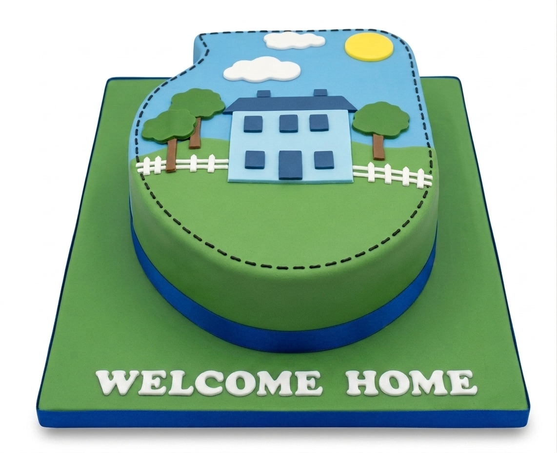 Welcome Home House Celebration Cake