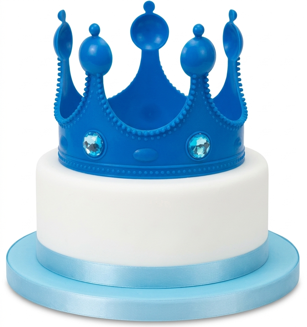 Prince Crown Birthday Cake for Boys