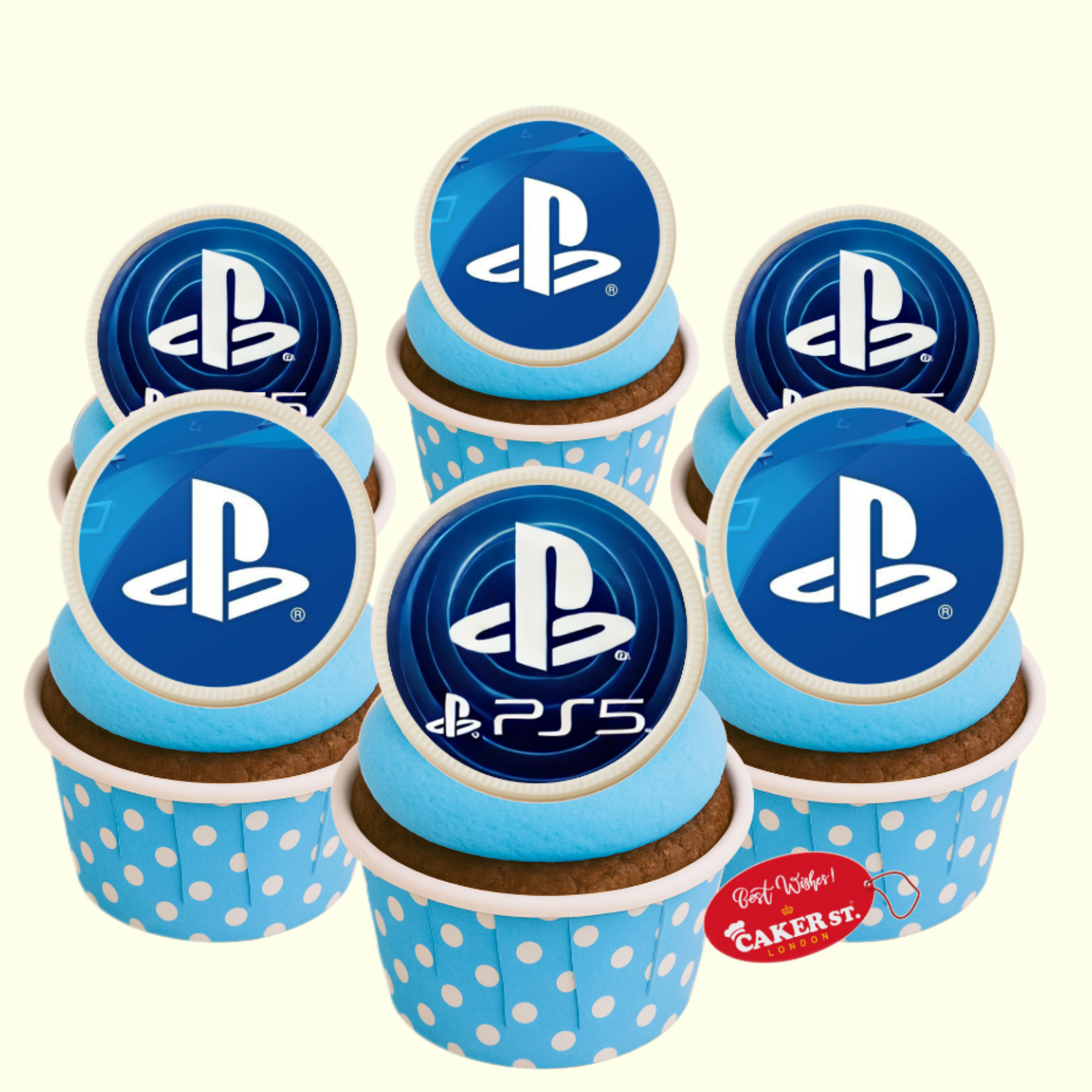  White Chocolate Ps5 Playstation Cupcakes 