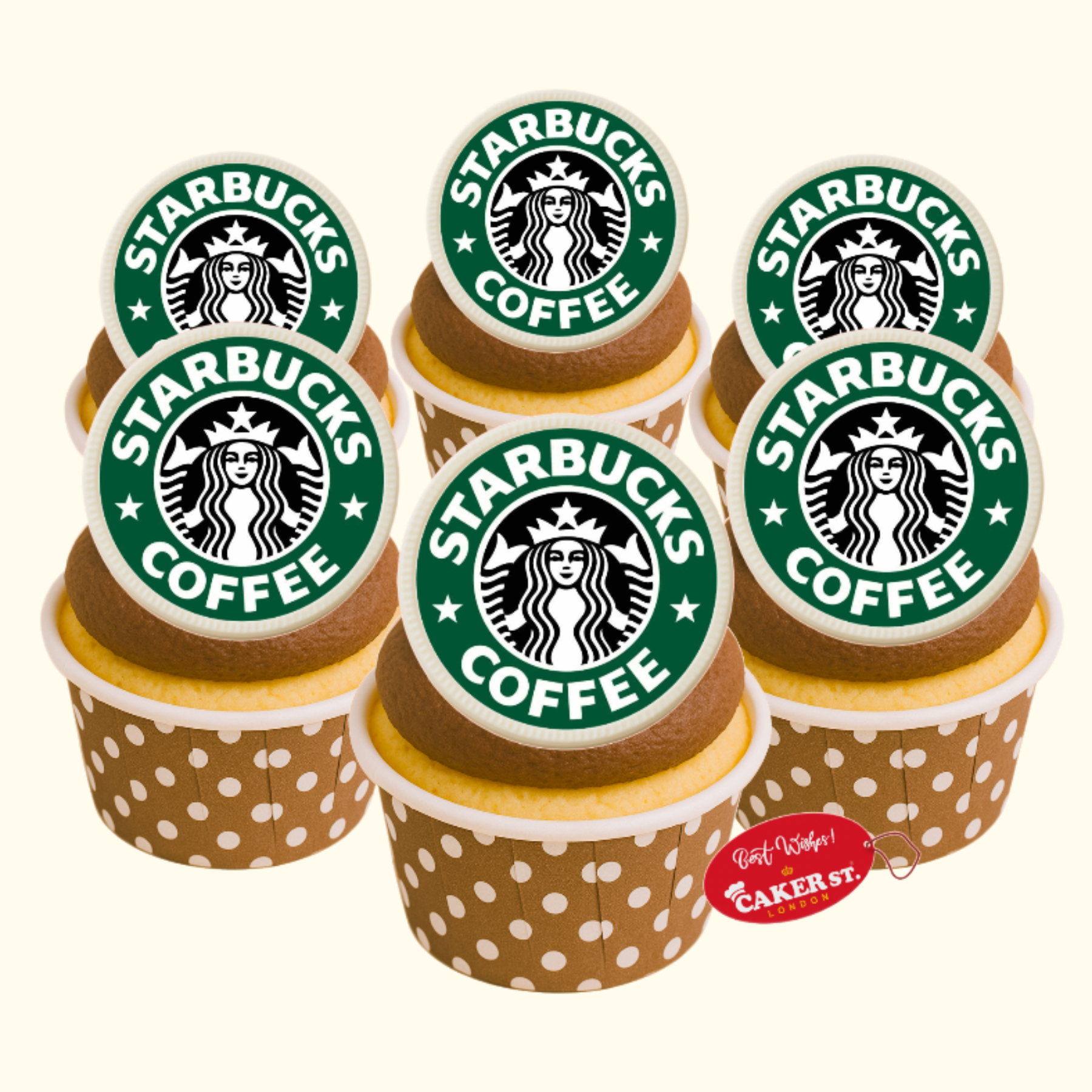 White Chocolate Starbucks Coffee Cupcakes