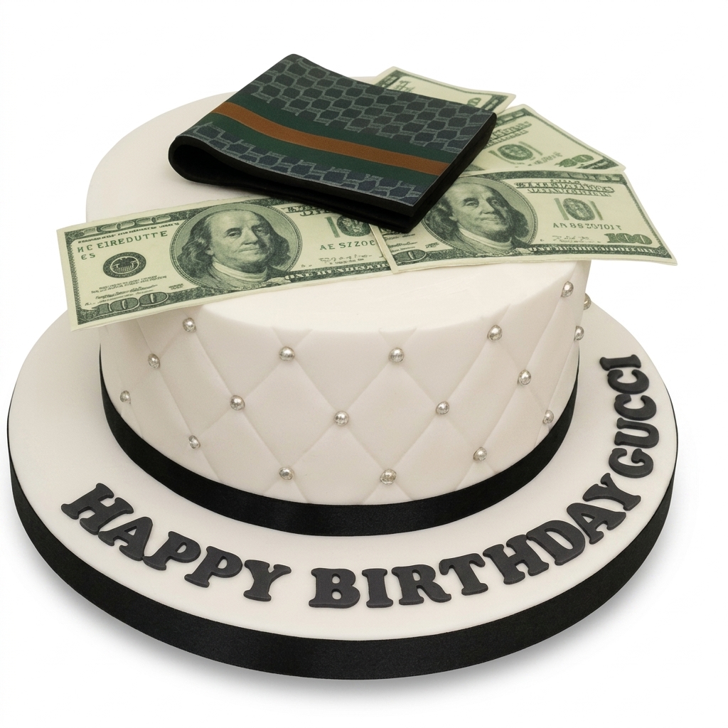Gucci Designer Birthday Cake