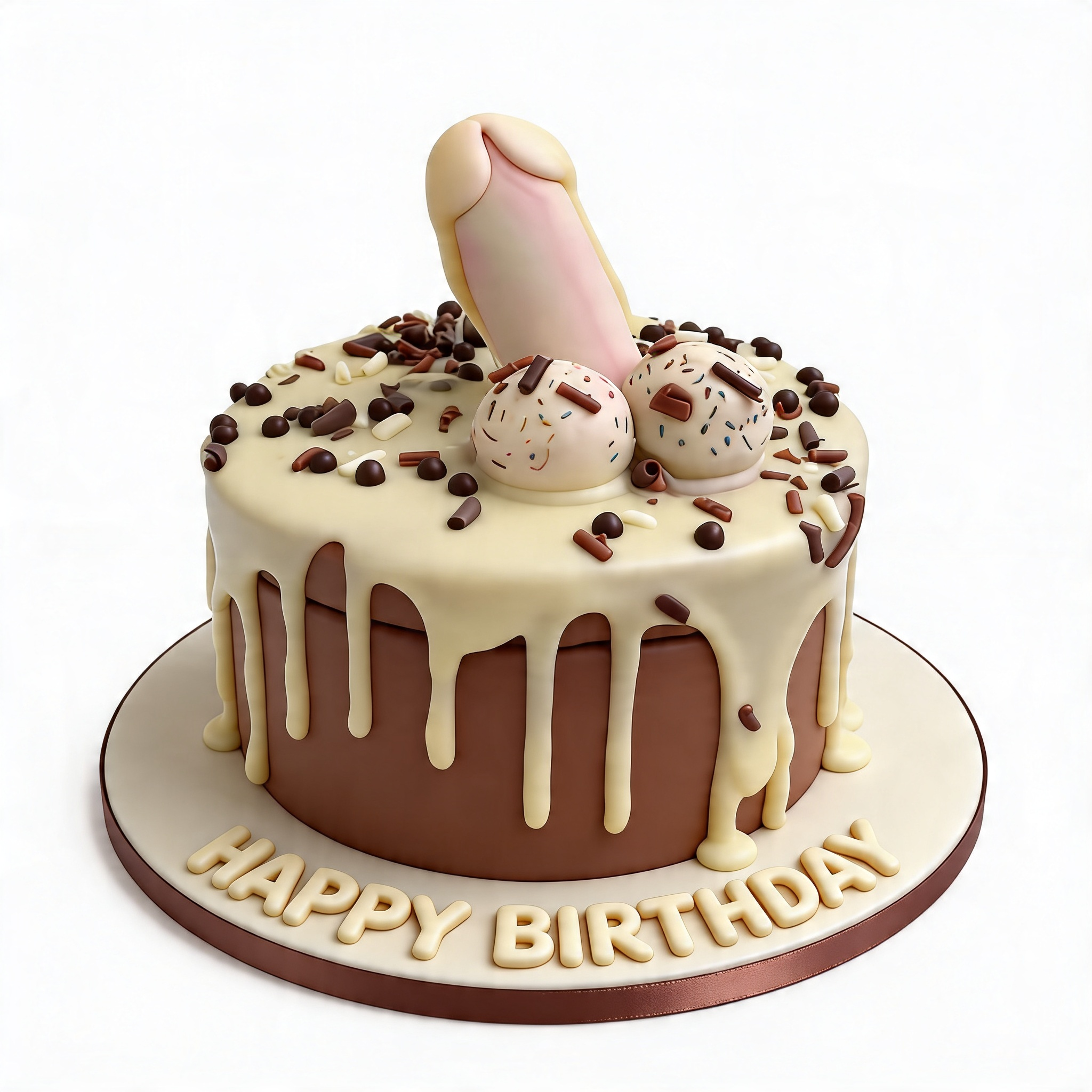 Rude Penis Birthday Cake | Novelty Adult Cake