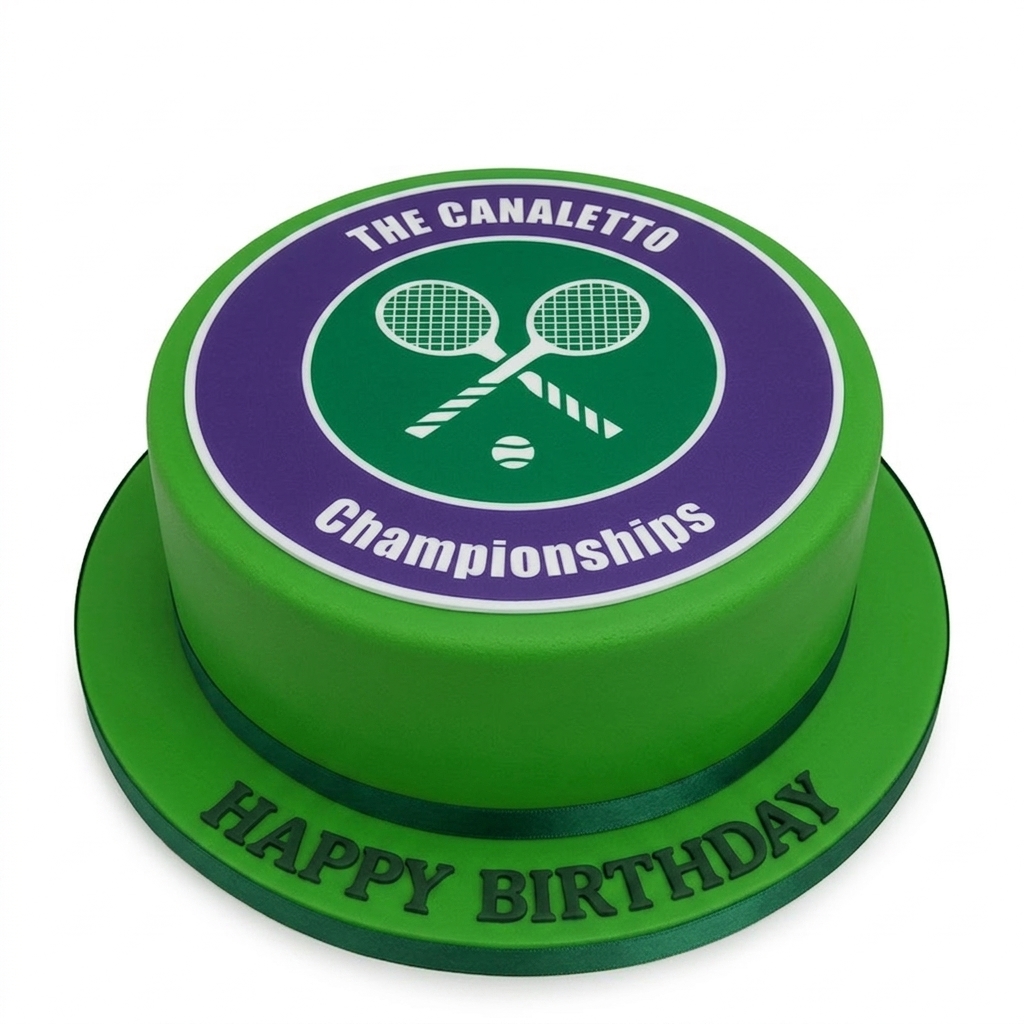 Tennis Theme Birthday Cake