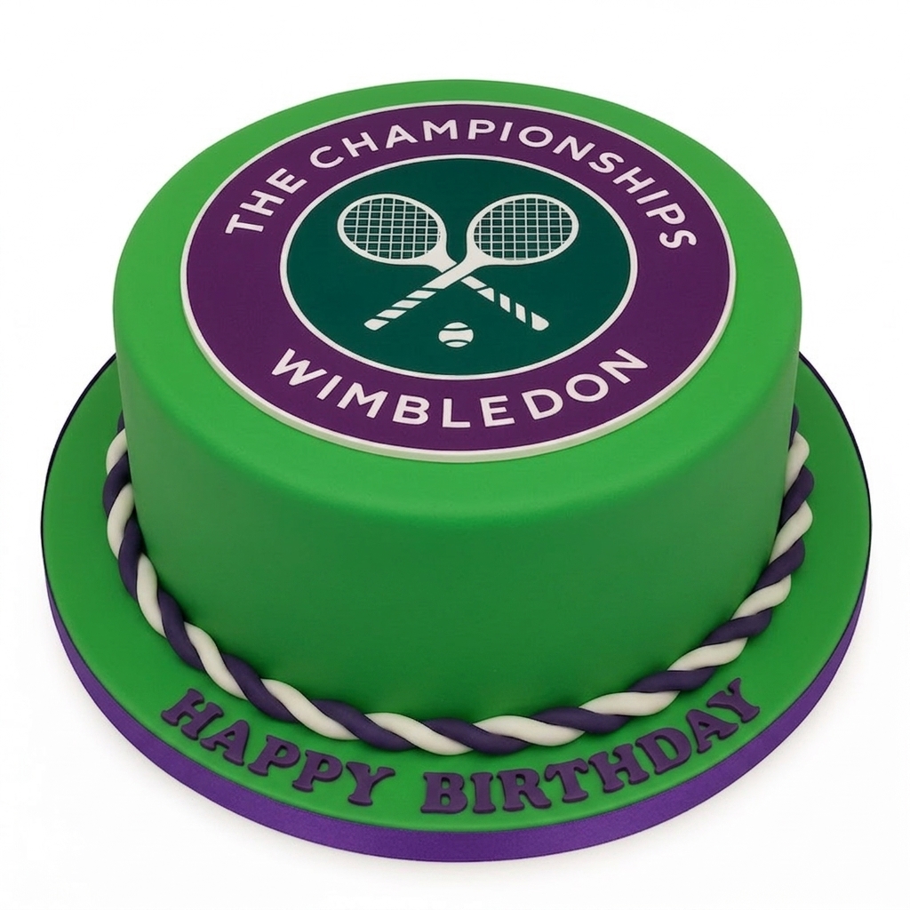 Wimbledon Tennis Birthday Cake