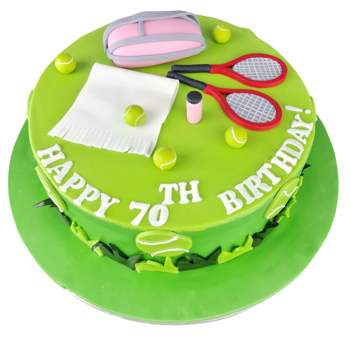 Wimbledon Tennis Theme Cake