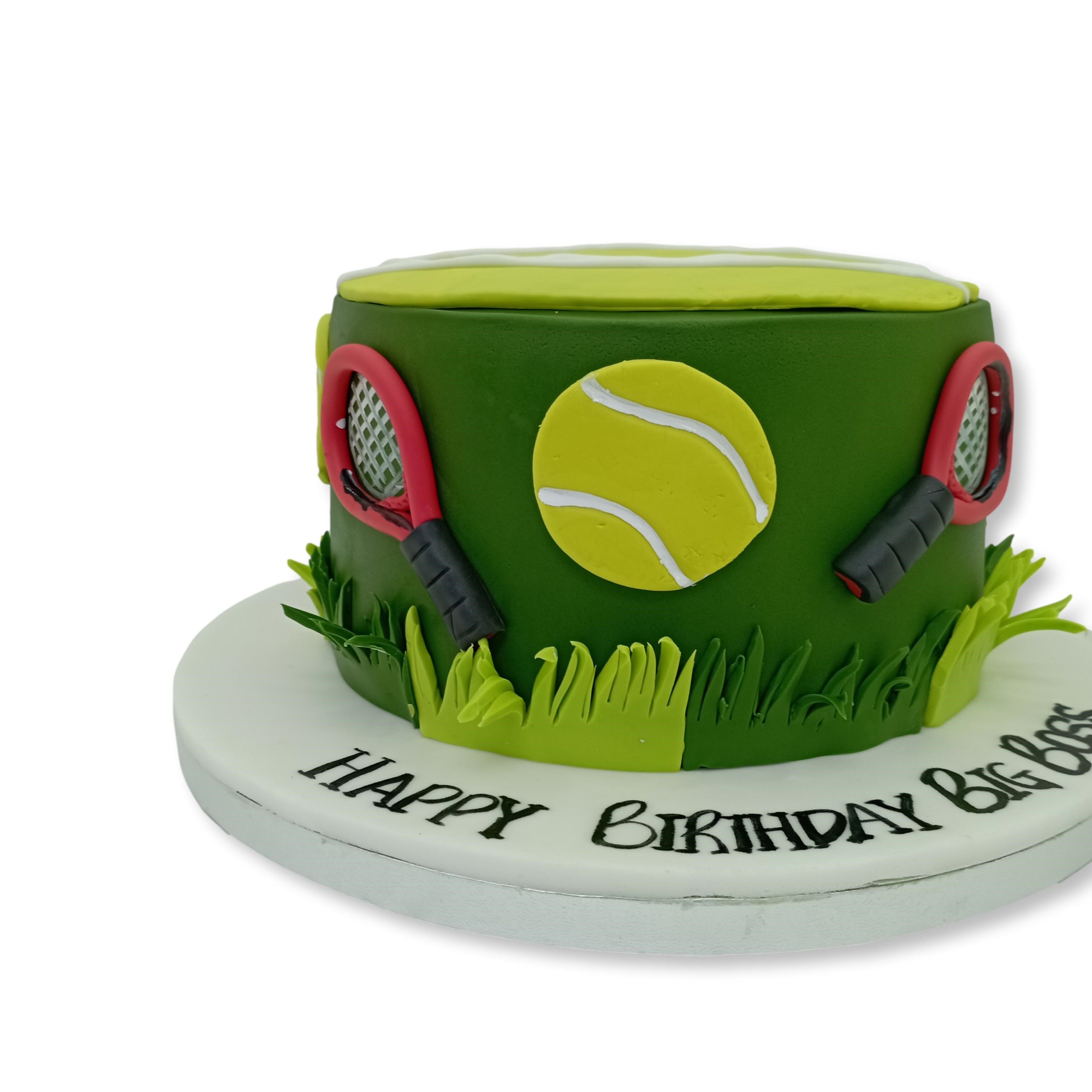 Wimbledon Tennis Theme Cake