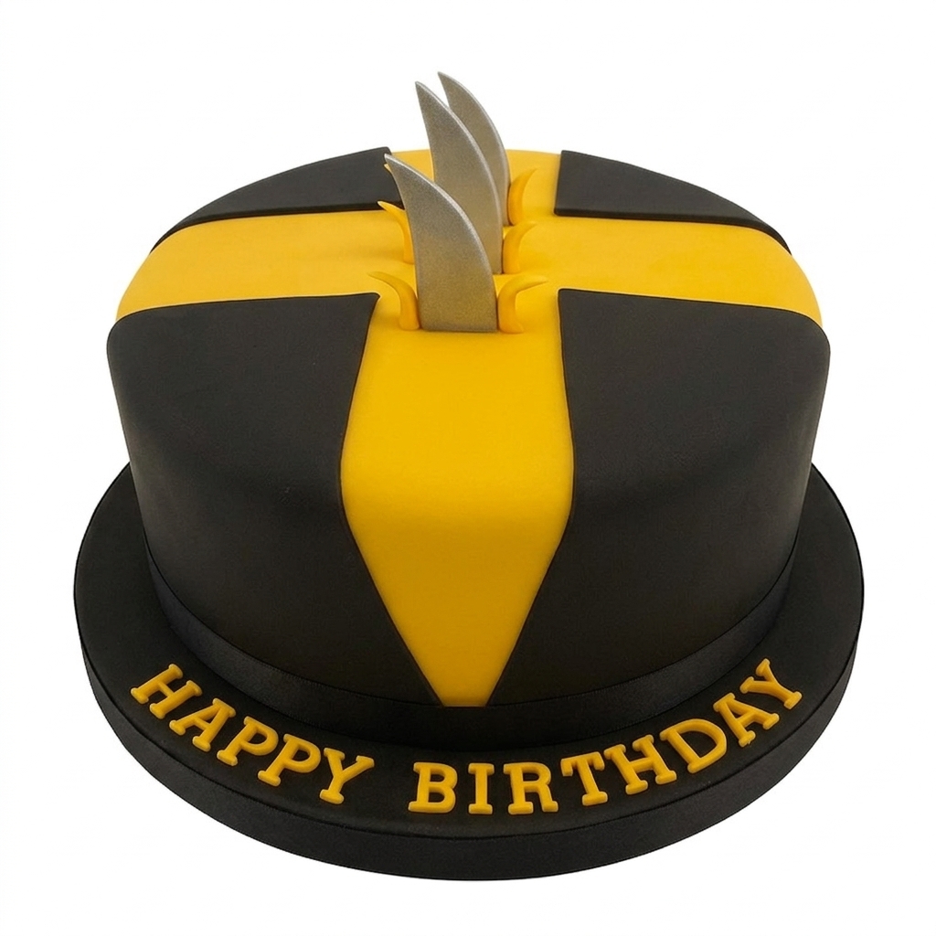 Wolverine Superhero Birthday Cake