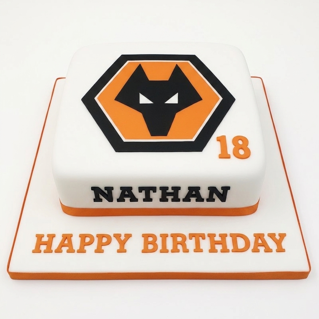 Wolverhampton Wanderers Football Birthday Cake