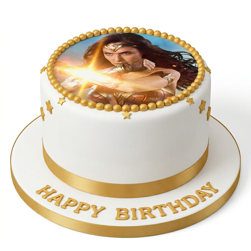 Wonder Woman Birthday Cake