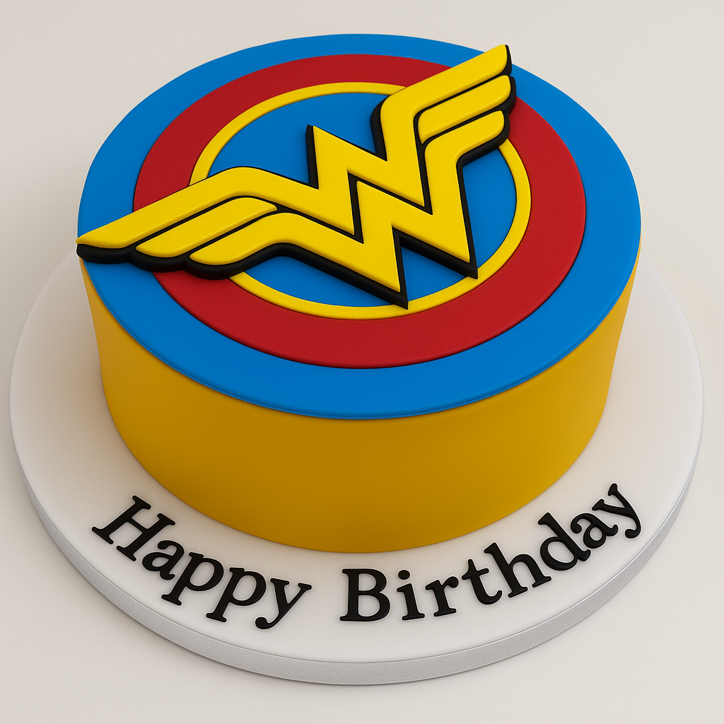 Wonder Woman Birthday Cake