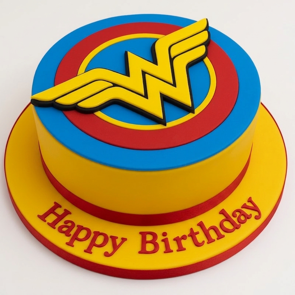 Wonder Woman Birthday Cake
