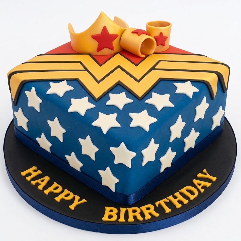 Wonder Woman Birthday Cake