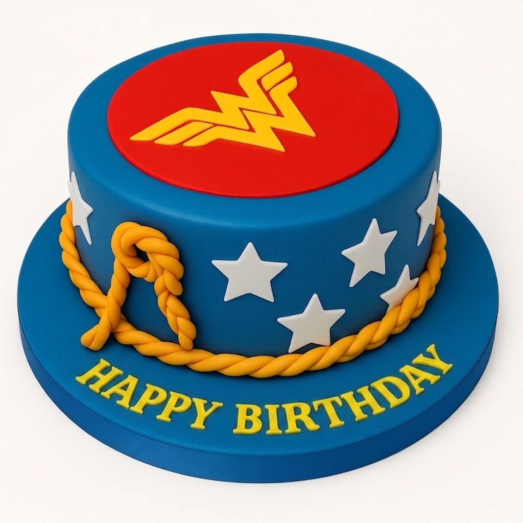 Wonder Woman Birthday Cake