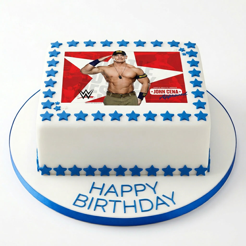 WWE John Cena Birthday Cake