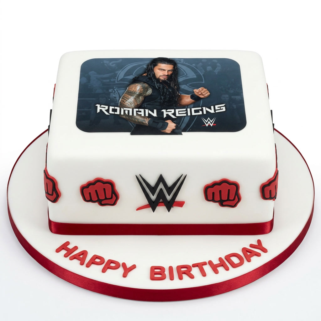 WWE Roman Reigns Birthday Cake
