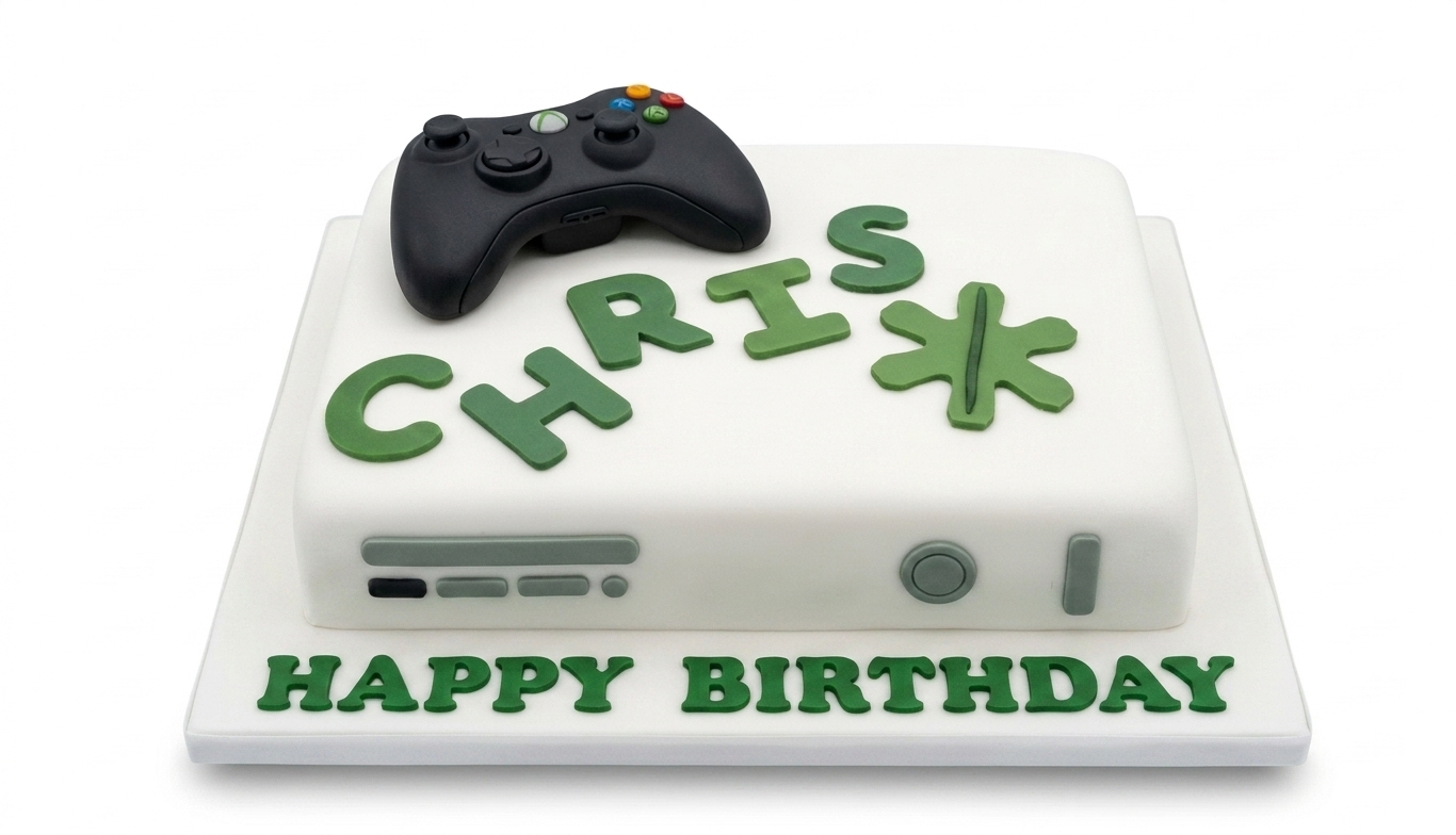 Xbox Gaming Birthday Cake