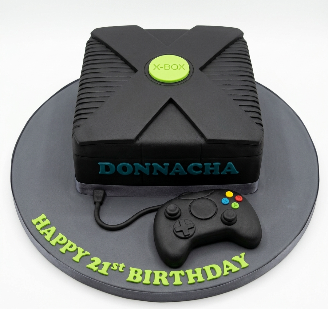 Xbox Gaming Console Birthday Cake