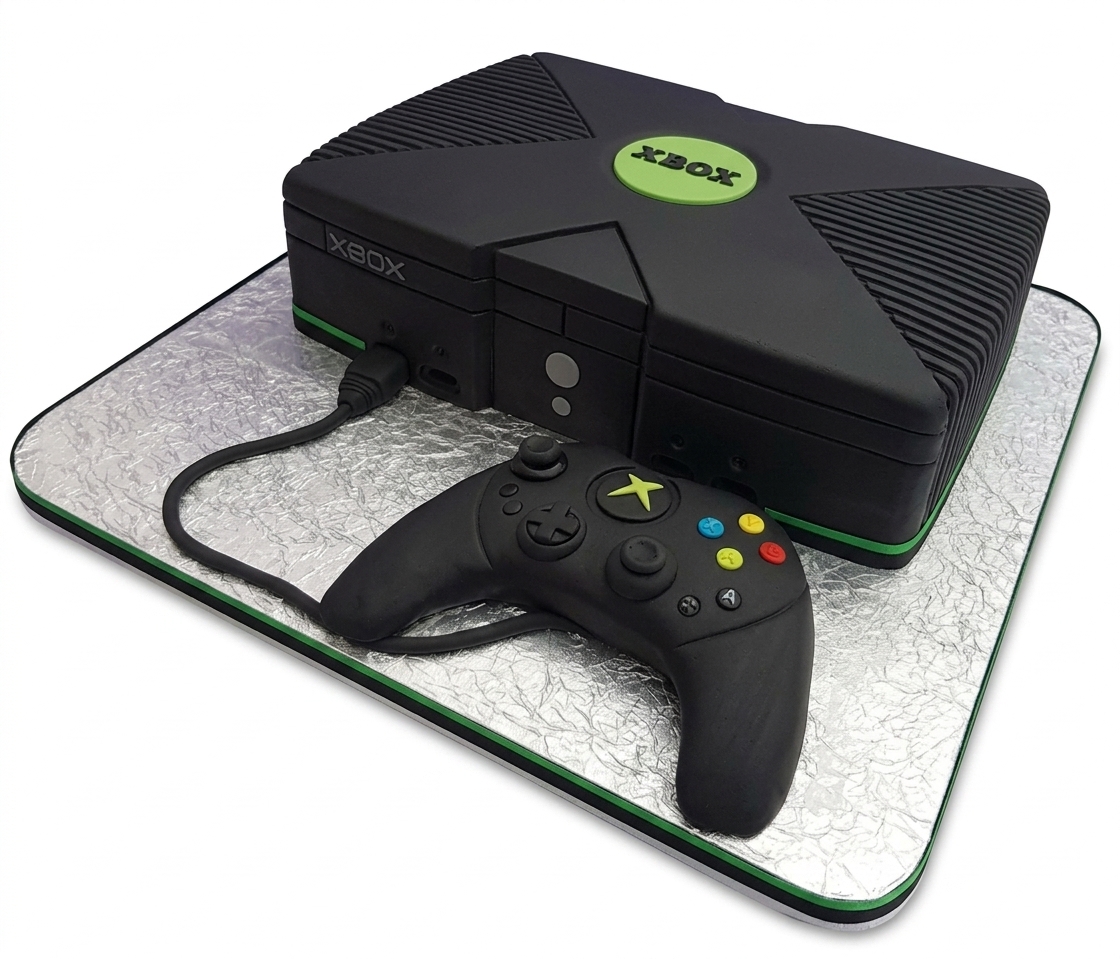 Xbox Console & Controller Birthday Cake