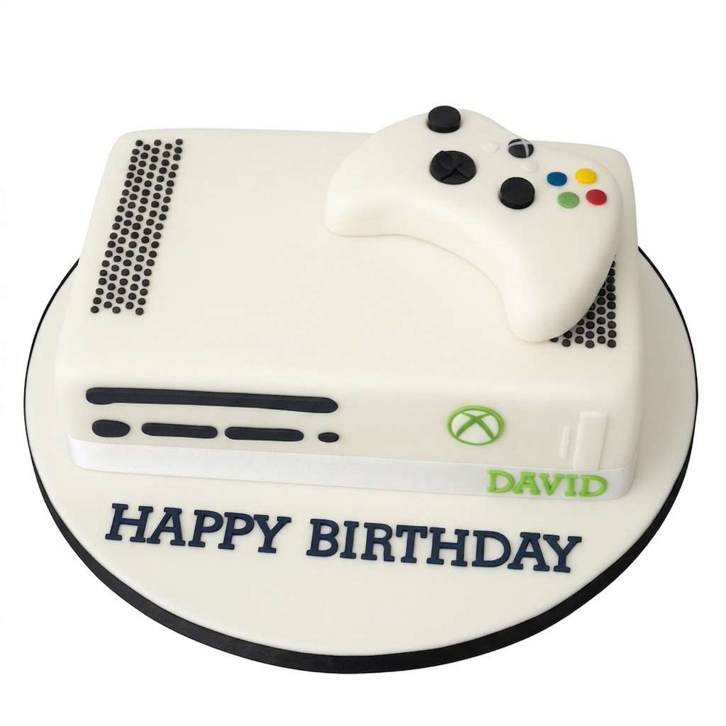 Xbox Gaming Birthday Cake with Controller
