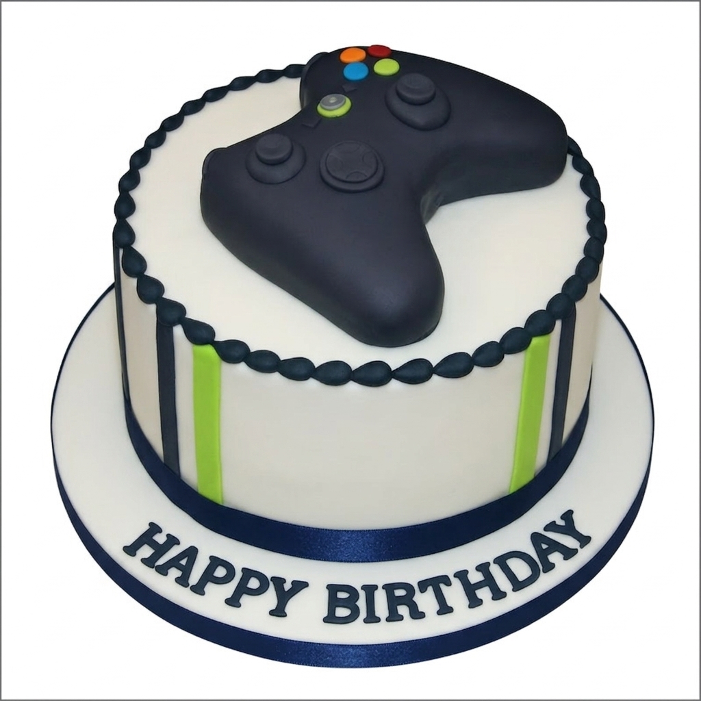 Xbox Gaming Birthday Cake