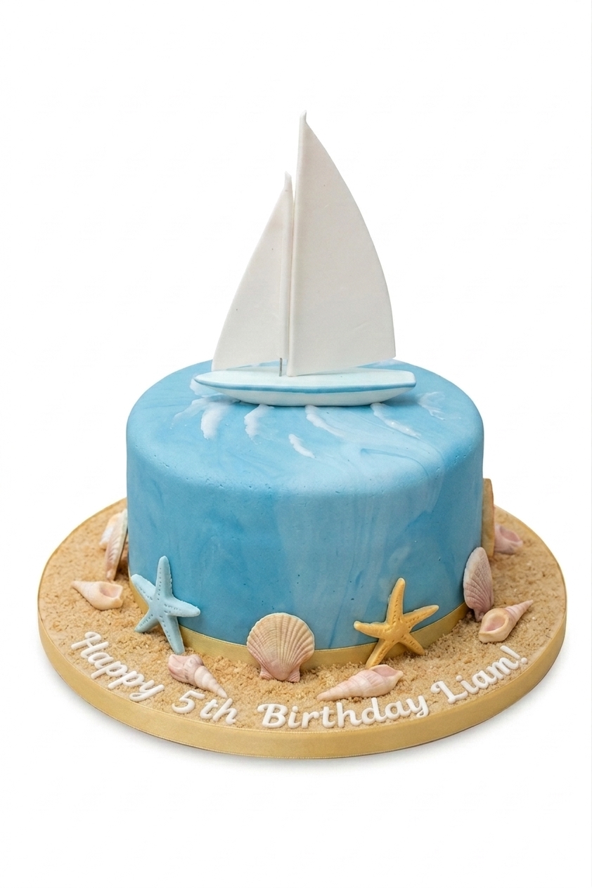 Sailing Adventure Birthday Cake