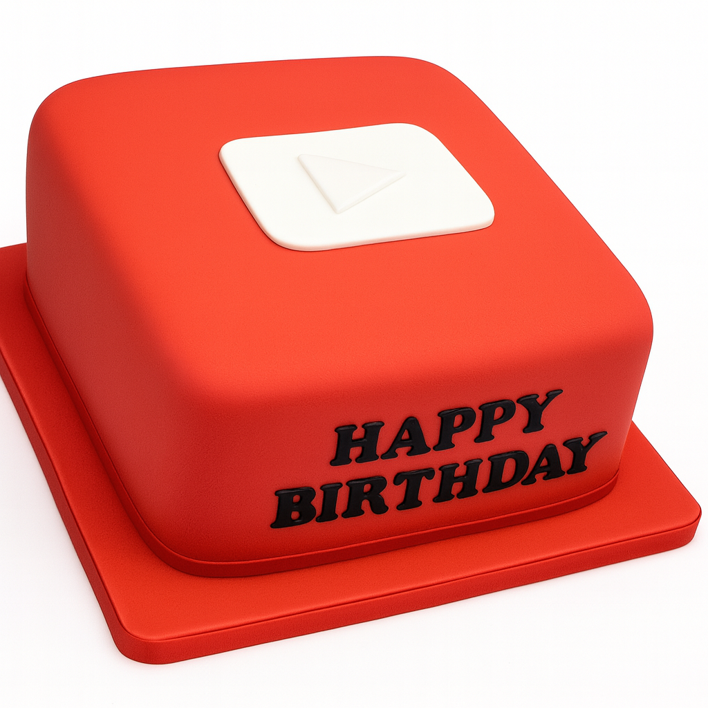 YouTube Themed Cake