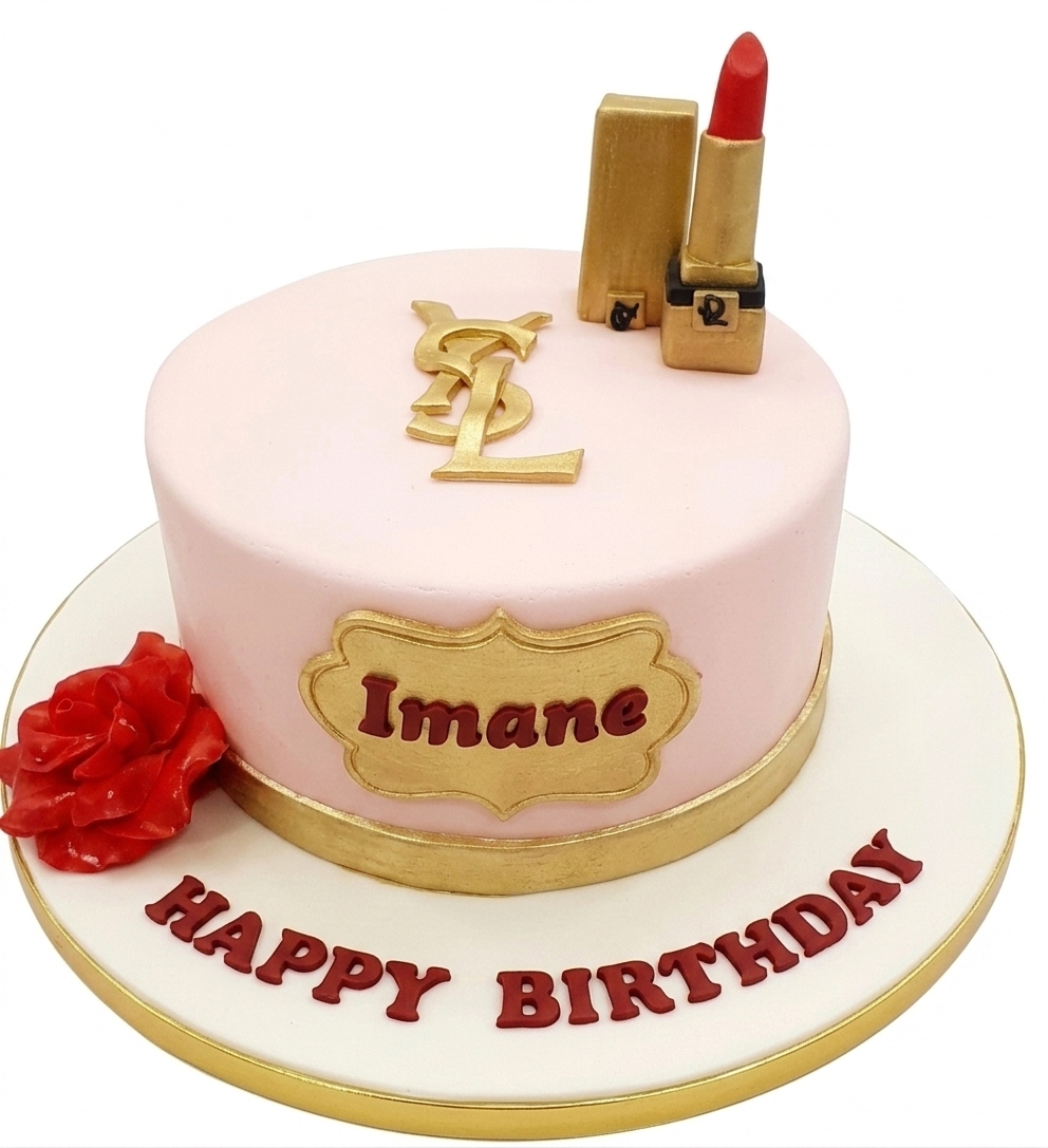 YSL Designer Birthday Cake for Her