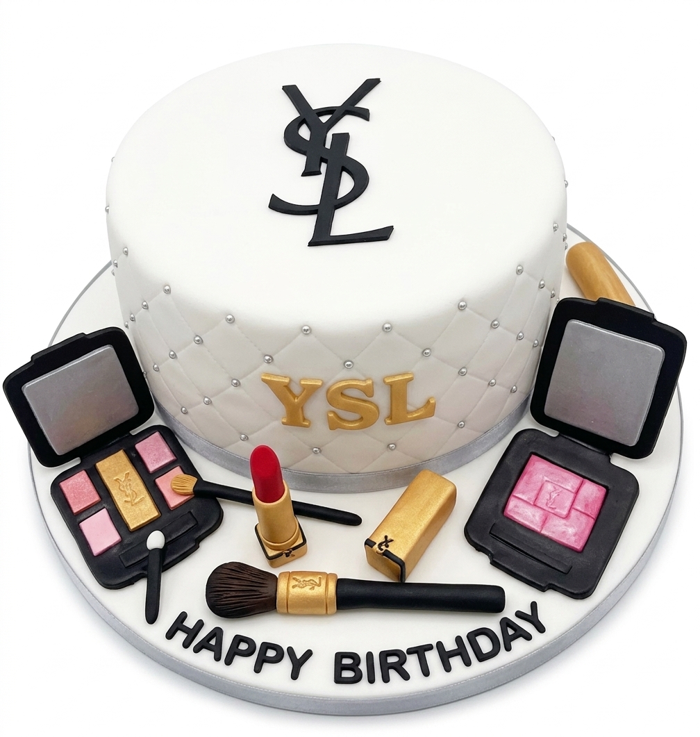 YSL Designer Birthday Cake for Her