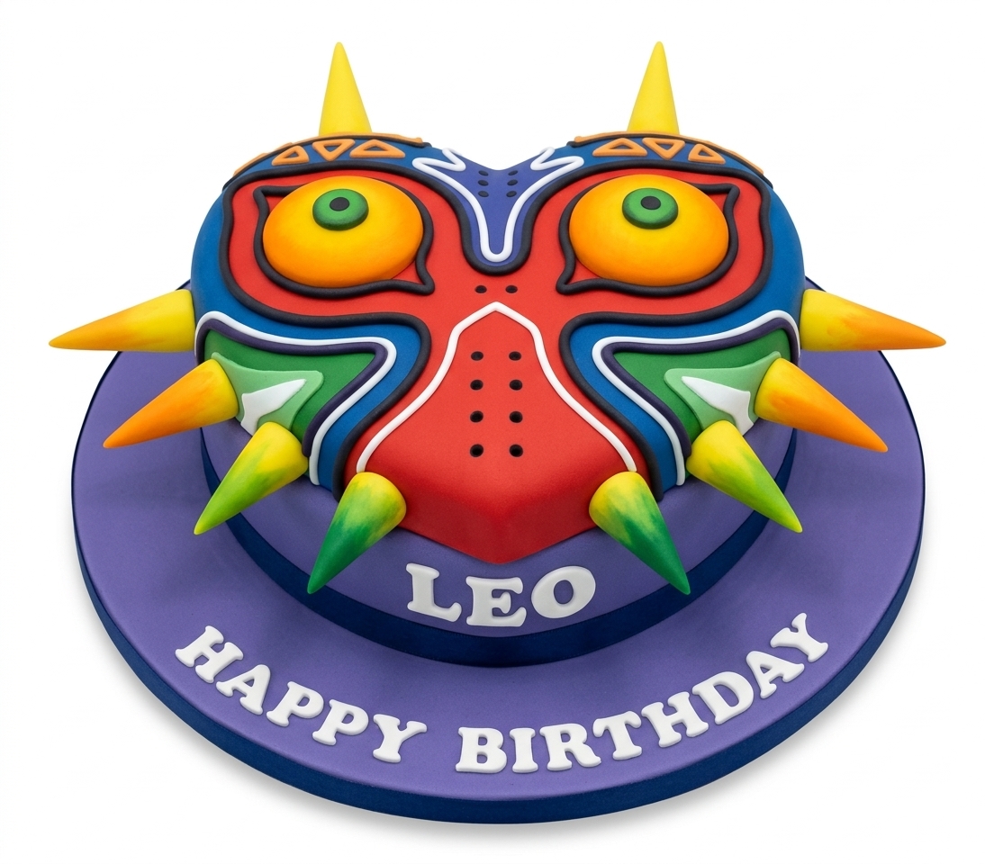 Majora's Mask Gaming Birthday Cake