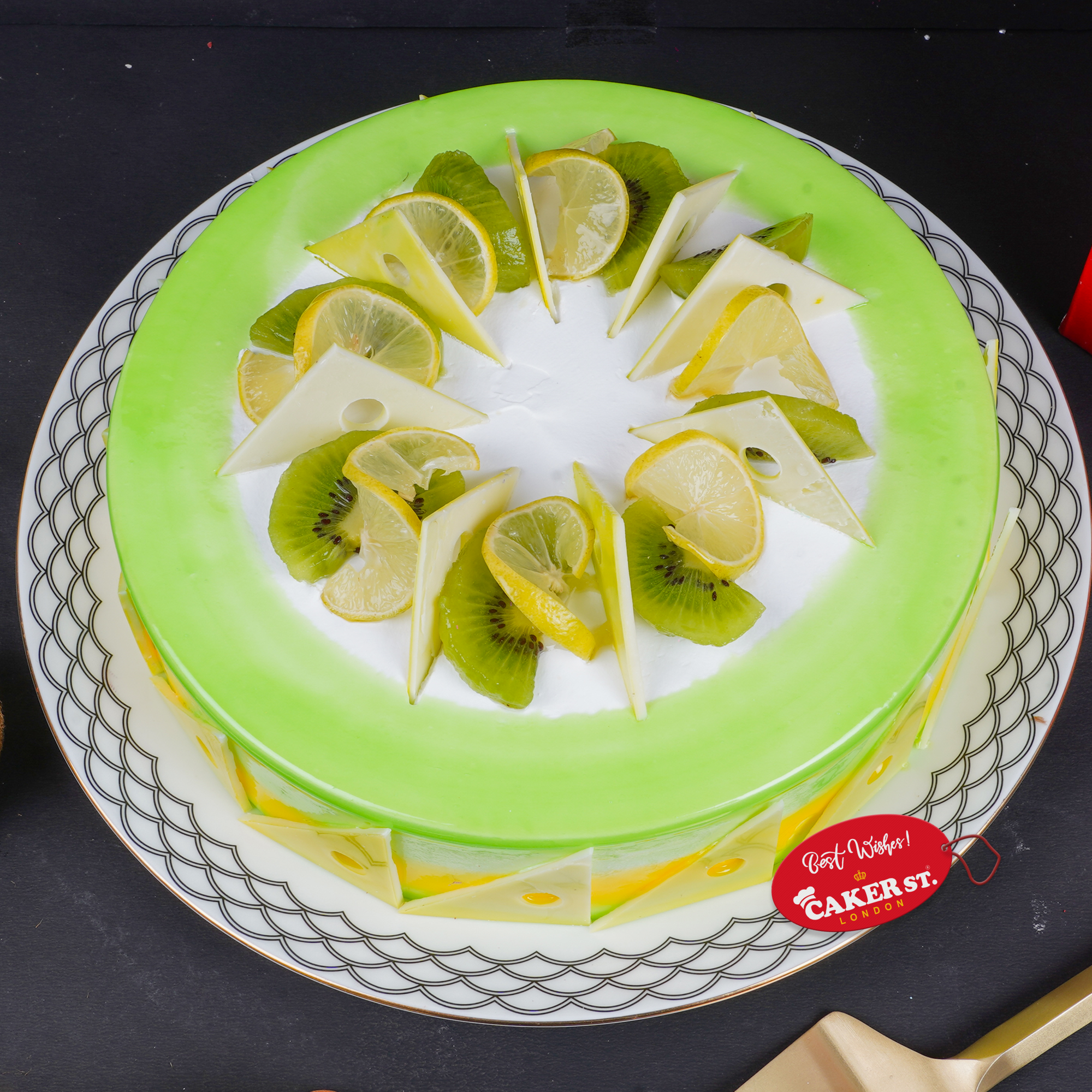 Zesty Lemon-Kiwi Fruit Cake 