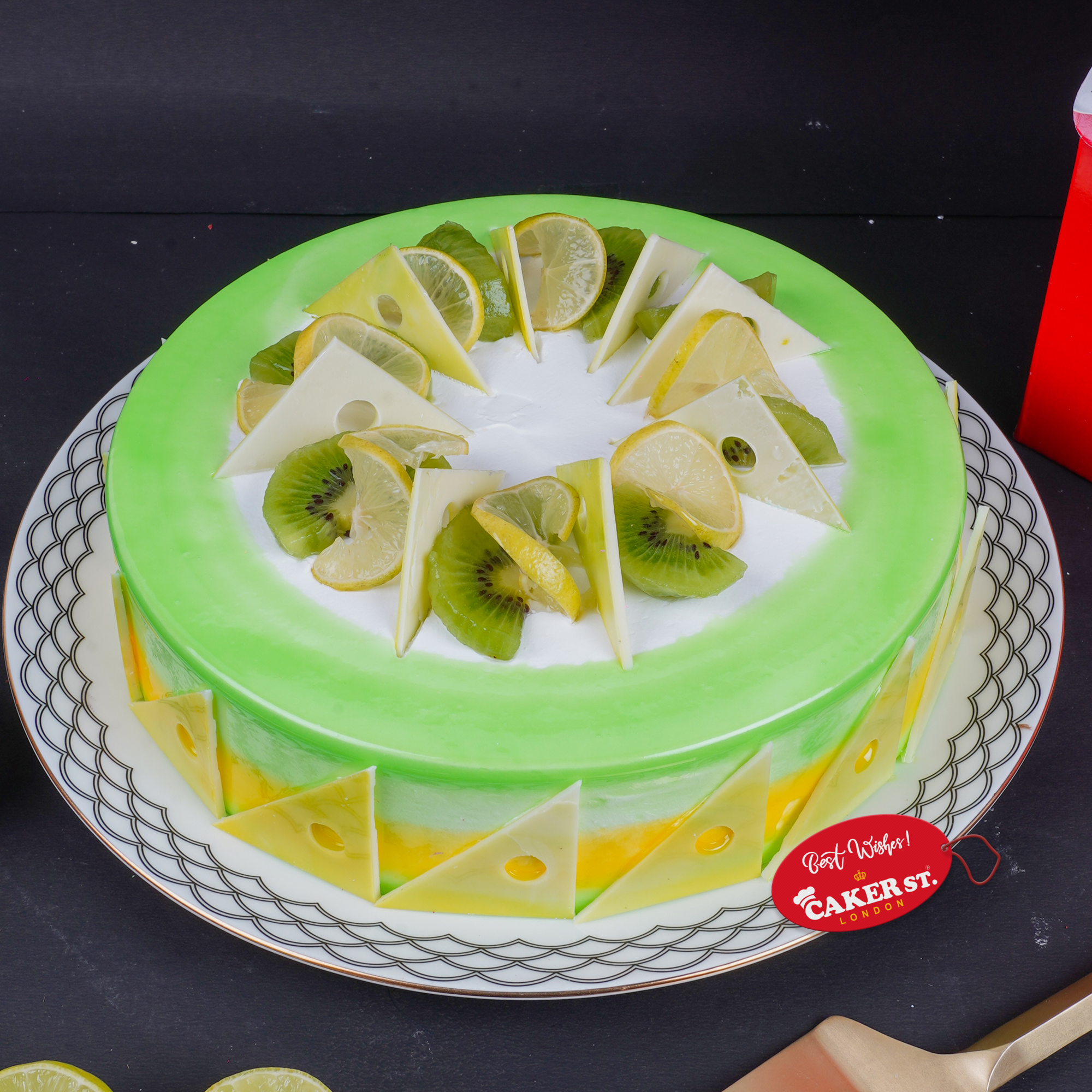 Zesty Lemon-Kiwi Fruit Cake 