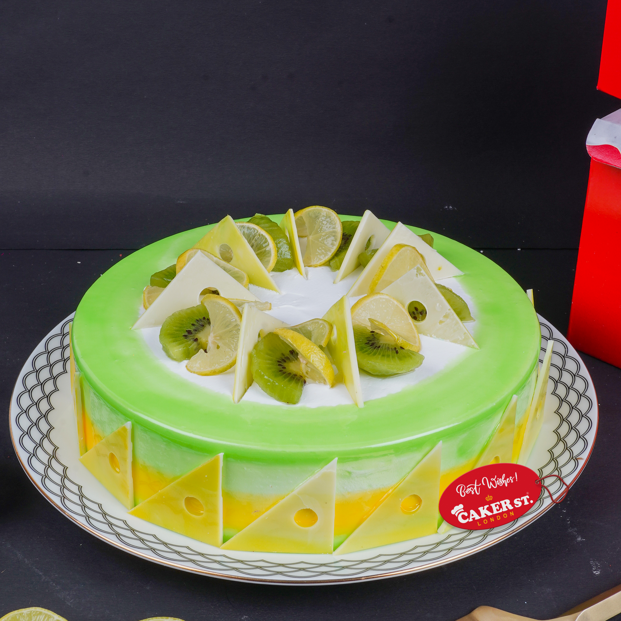 Zesty Lemon-Kiwi Fruit Cake 
